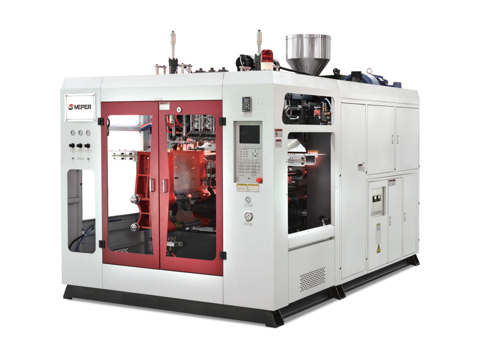 China Meper 5L Lubricant Container HDPE Blow Moulding Machine , Bottle Blow Molding Machine