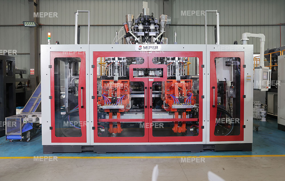 Is there any noise in the MEPER blow molding machine? How to solve it?