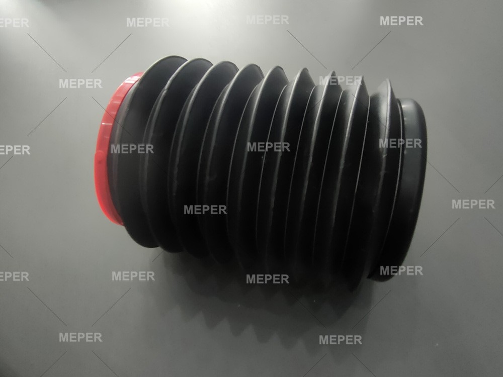 Plastic collapsible garbage container trash can on car