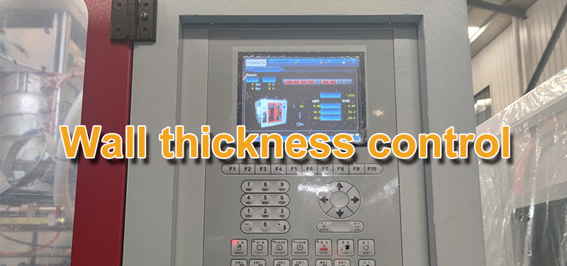 How to control the wall thickness of the extrusion blow molding machine