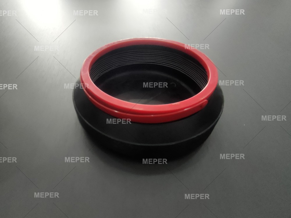 Plastic collapsible garbage container trash can on car