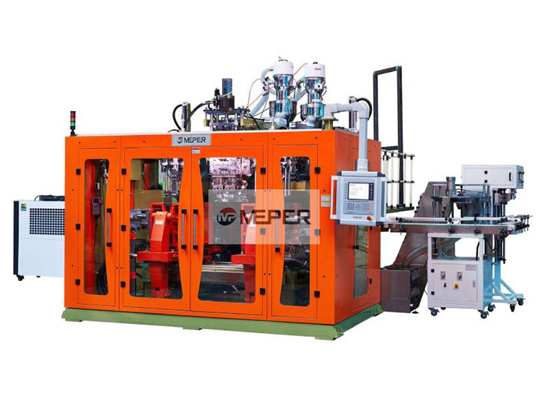 Selection and difference of single and double station blow molding machine for producing 5L barrels